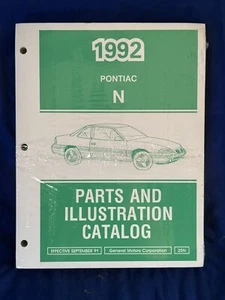 Sealed Original GM 1992 Pontiac Grand Am Parts and Illustration Catalog - Picture 1 of 3