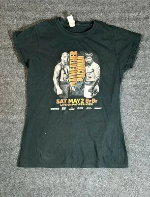 Camiseta Mayweather Vs Pacquiao Boxeo Mega Fight Tale Of The Tape Talla W M 2015 Foto 1 de 2