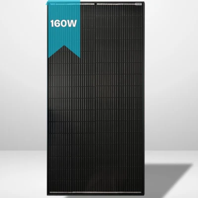 160W Xplorer All-Black Slimline Monocrystalline Cell Solar Panel - Image 1 of 2