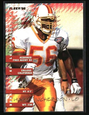 Hardy Nickerson 1995 Fleer Shell FACT #379 Football Card - Image 1 of 2