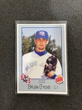 2002 Medicine Hat Blue Jays Burger King Brian Grant #33 Baseball Cards