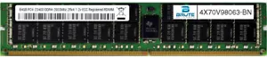 4X70V98063 - Lenovo Compatible 64GB PC4-23400 DDR4-2933Mhz 2Rx4 1.2v ECC RDIMM - Picture 1 of 3
