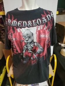 Vintage Popeye Armed & Loaded MMA Fighter T-Shirt / Men's Large / 723-gw3 - Picture 1 of 10