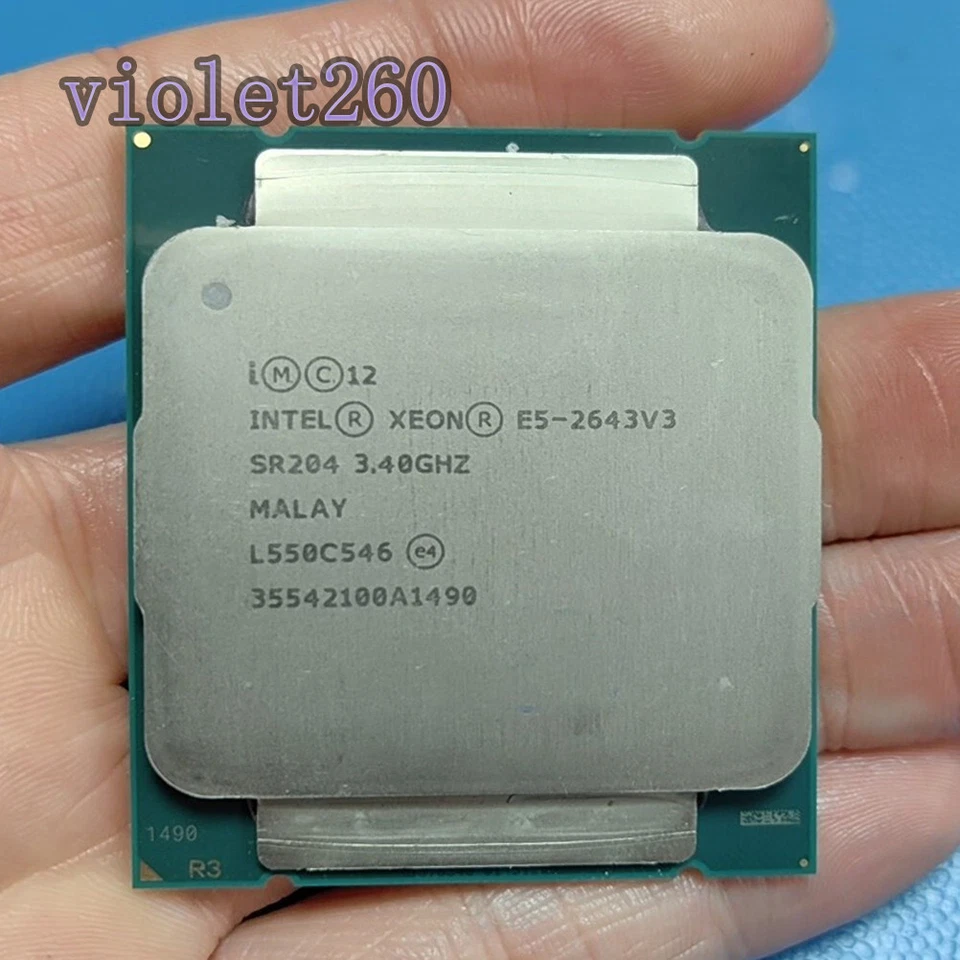 Intel Xeon E5-2643 V3  LGA2011 CPU Processor SR204 3.4GHz 6-Core 20M - Image 1 of 1