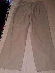 Gap pants tan size 12 kids pleated 100% cotton girls 4 pockets size 26X27* - Picture 1 of 9