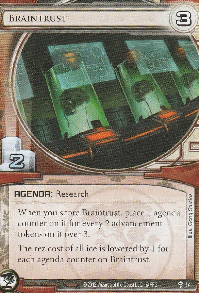 ANDROID NETRUNNER CARD - BRAINTRUST - Image 1 of 1