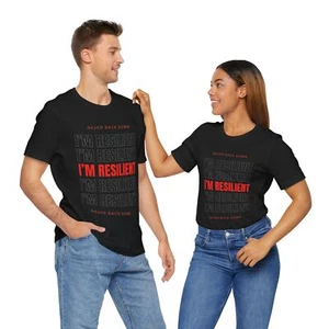 Graphic Resilient Unisex Jersey Short Sleeve Tee, graphic shirt, Gift for him - Picture 1 of 6