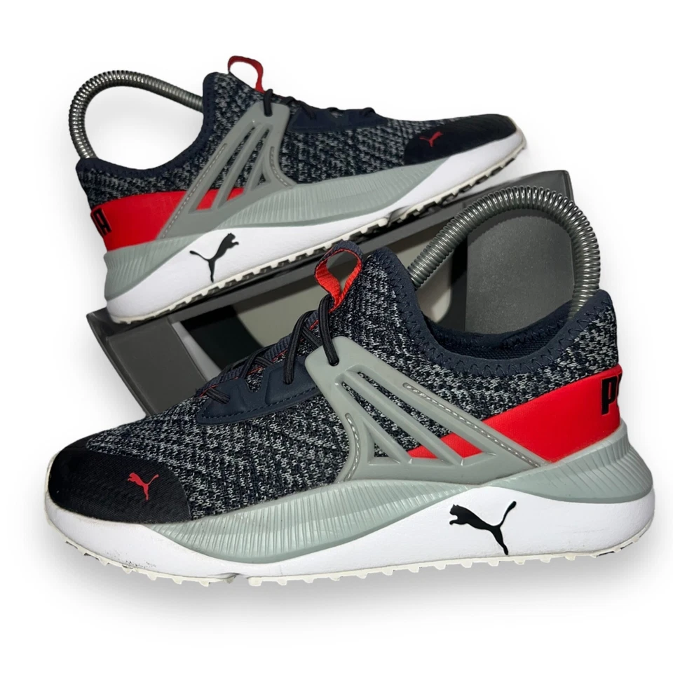 Puma Pacer Future Navy / Grey / Red 385579-01 Youth 3 - Image 1 of 4