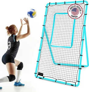 Adjustable Volleyball Rebounder Net, 7X4 Ft, Training Equipment with Angle Custo - Picture 1 of 5