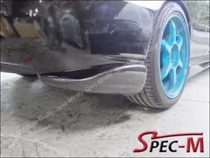 Labio divisor parachoques trasero de fibra de carbono estilo CS CF para 03-05 SUBARU STI WRX GDB - Imagen 1 de 2