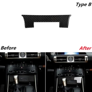 Console centrale in fibra di carbonio sotto pannello rivestimento per Lexus IS250 IS350 tipo B - Foto 1 di 15