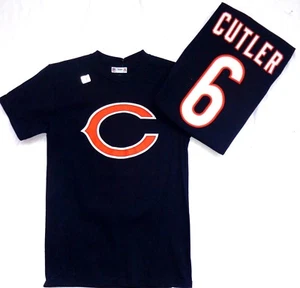 Chicago Bears Football Jay Cutler Short Sleeve T-Shirt Navy *Imperfect* - Picture 1 of 3