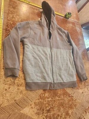 Volcom Gray Pullover Hoodie Size Large Fleece Lined *More in Store* #S95/96 - Image 1 of 3