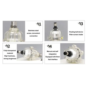 AD400 Luftkompressor Filter 1/2 Zoll Öl Wasserabscheider Automatisches Ablassventil - Bild 1 von 23