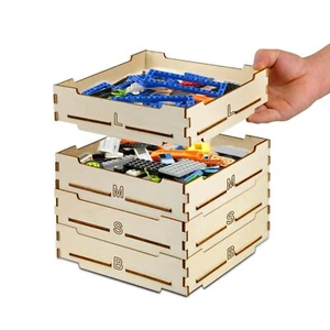 4 Tray Sorter Sifter Box Used for Lego Storage Sorter Brick Box for Lego Bloc... - Picture 1 of 7