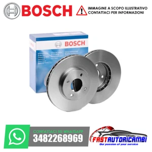 KIT DISCHI FRENO ANTERIORI VENTILATI BOSCH 0986479090 NISSAN MICRA K13 - Foto 1 di 1