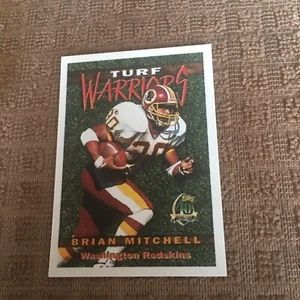 Brian Mitchell - 1996 Topps Turf Warriors (SP Insert) - Washington Redskins - Picture 1 of 2