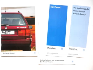 Prospekt VW Passat B4/3A-35i Variant CL GL GT, Ausg 7/1995 +Daten +Preise +DAVOS - Picture 1 of 1