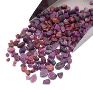 AAA Natural Red Ruby Rough 4-10 MM Earthmined Raw Ruby Gemstone For Beads Making - Picture 1 of 6