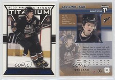 2002-03 Pacific Private Stock Titanium Blue /450 Jaromir Jagr #99