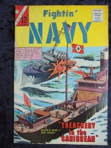 FIGHTIN NAVY #118 1964 CHARLTON COMICS SILVER AGE COMIC - Picture 1 of 2