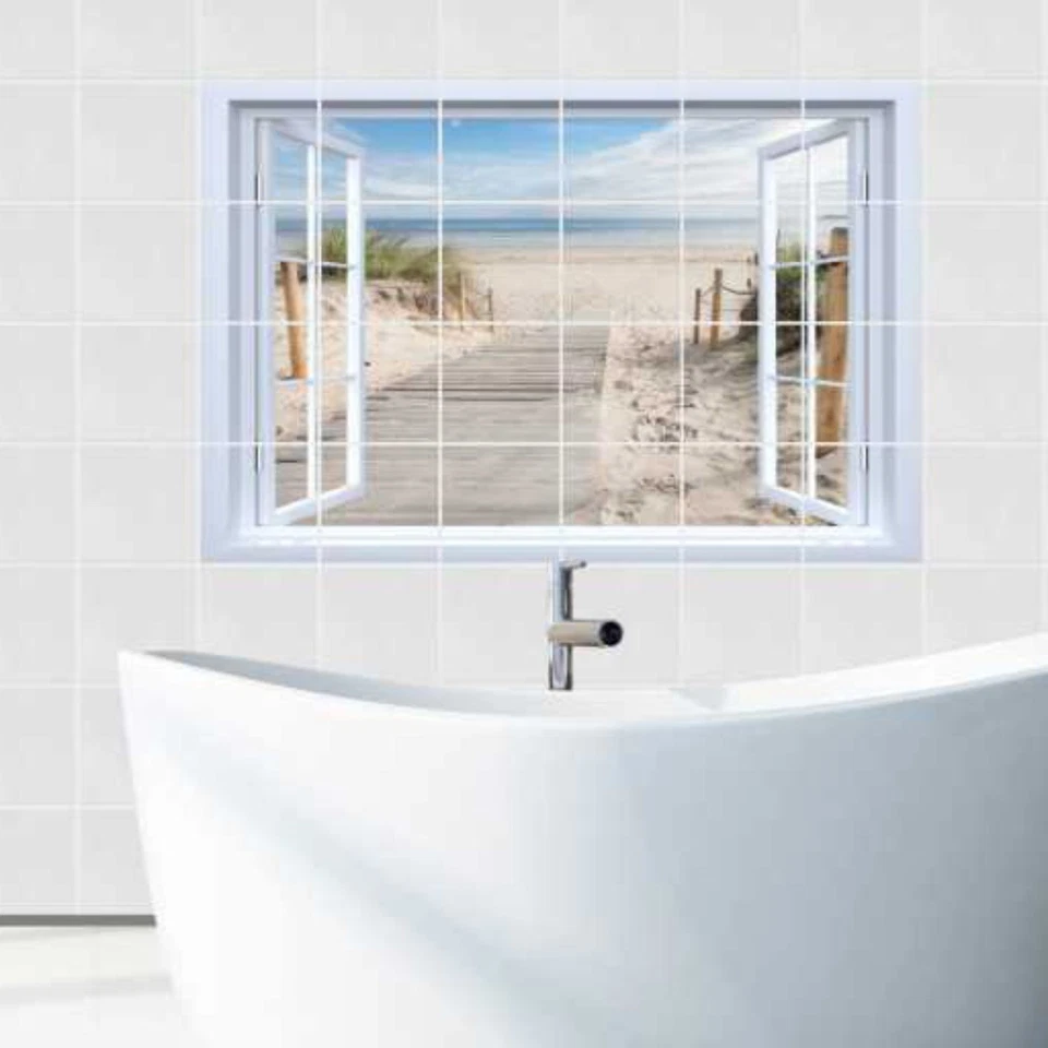 FoLIESEN Fliesenaufkleber - selbstklebendes Fliesenbild - Meerblick - Bild 1 von 1