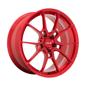 20x8.5 Niche T113 Kanan Brushed Candy Red Forged Wheel 5x4.5 (35mm)