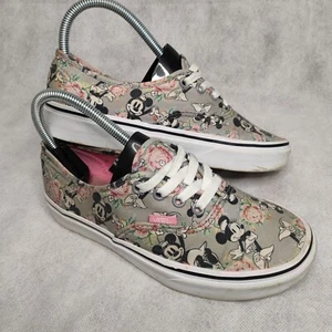 Vans X Disney Minnie Mouse UK 4 Sneaker Grey Pixel Rose Rare Retired Skate Shoe - Bild 1 von 14