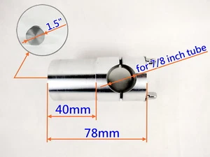 For 1 1/2 inch Drum Rack Clamp and 7/8 inch Tube / Modification Parts / Aluminum - Picture 1 of 8