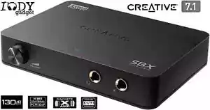 Creative Sound Blaster X-Fi HD (SB1240) USB Sound Card Phono Preamp Surround 7.1 - Picture 1 of 4