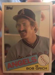 Bob Grich 1985 Topps  Card #465 California Angels NM