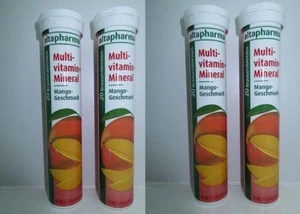 4 x Altapharma Multi-vitamin "Mango" (80pc) dissolvable tablets New from Germany - Picture 1 of 1