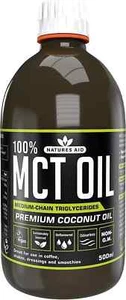 Natures Aid 100 Percent MCT Oil Premium Coconut Oil Vegan 500ml - Picture 1 of 7