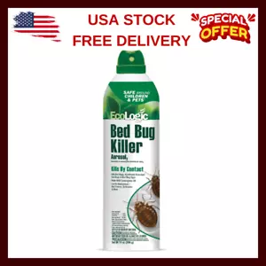 Ecologic Bed Bug Killer Aerosol Spray, 14oz, Kills Bed Bugs & Eggs, for Mattress - Picture 1 of 24