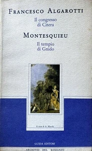 FRANCESCO ALGAROTTI DER KONGRESS VON CITERA; MONTESQUIEU DER TEMPEL VON GNIDO FÜHRER - Bild 1 von 5