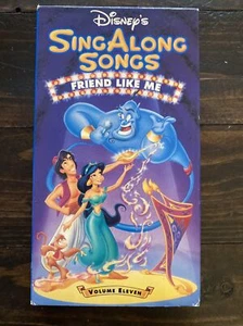 Disney Sing Along Songs Vol. 11: Friend Like Me VHS Tape 1992 Aladdin - TESTED - Picture 1 of 9
