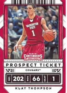 Panini Contenders 2020-21 selecciones de draft #6 Klay Thompson p2s-31376 - Imagen 1 de 2