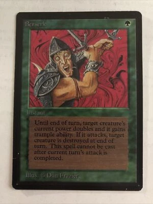 Berserk X (1) Beta MTG - Excellent/Near Mint - *See Scans* - 4RCards - Image 1 of 2