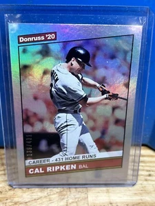 Panini Donruss 2020 - Retro 1986 Career Stat Line Base #224 Cal Ripken/431 - Imagen 1 de 2