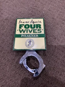 James Squire Beer Tap Badges Four Wives (2-95) - Picture 1 of 5