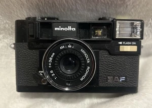 1979 Vintage Minolta Hi-Matic AF 35mm Film Camera Rokkor 38mm 1:2.8 - Imagen 1 de 11