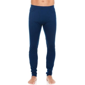 Pantalones ligeros 100 % lana merino para hombre - capas base térmica - azul marino... - Imagen 1 de 4