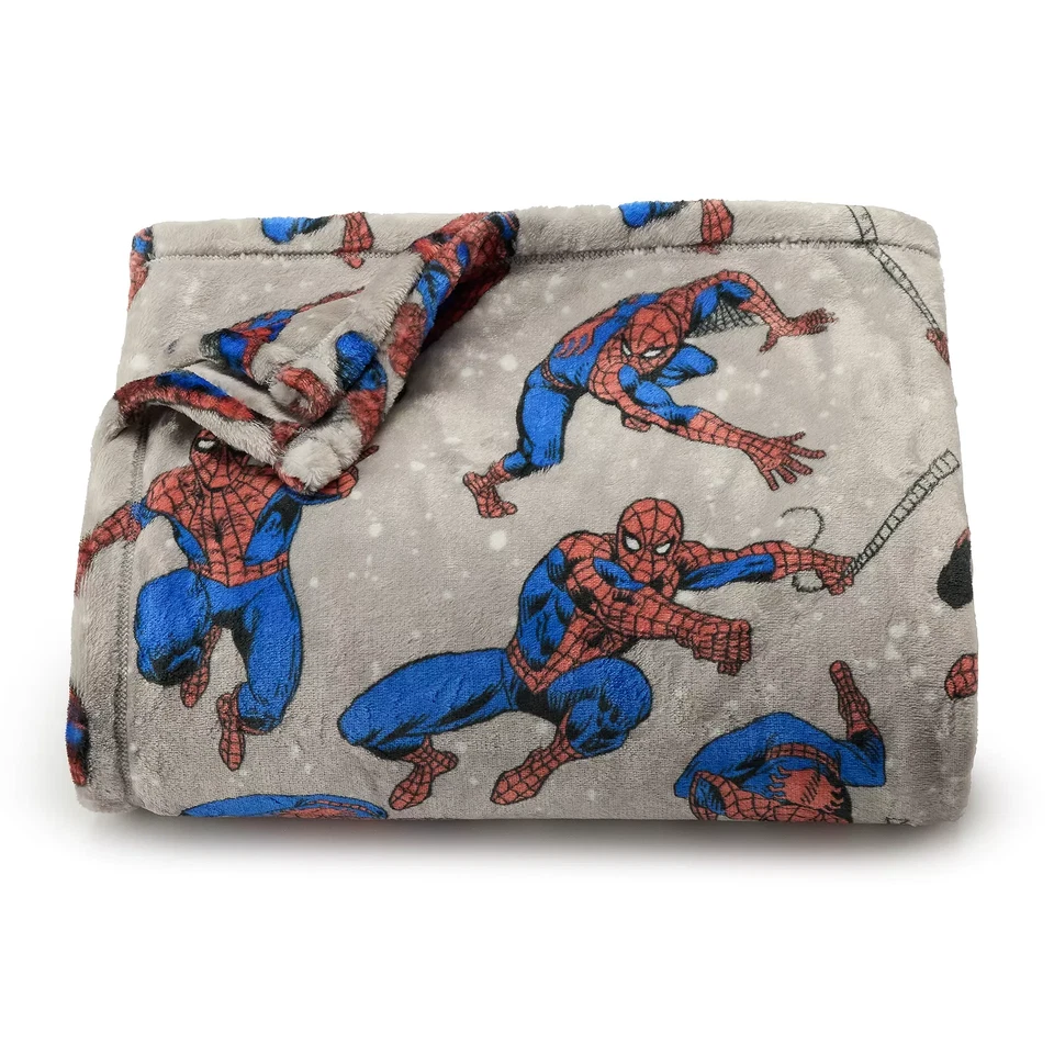 Manta de peluche supersuave Marvel Spiderman The Big One NUEVA 5'x6' de gran tamaño Foto 1 de 2