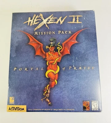 HEXEN II Mission Pack Portal of Praevus 1998 PC Video Game Activision CD Big Box - Image 1 of 4