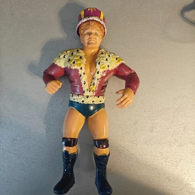 WWF LJN KING HARLEY RACE w/ CROWN Wrestling Superstars WWE complete very good - Image 1 of 4