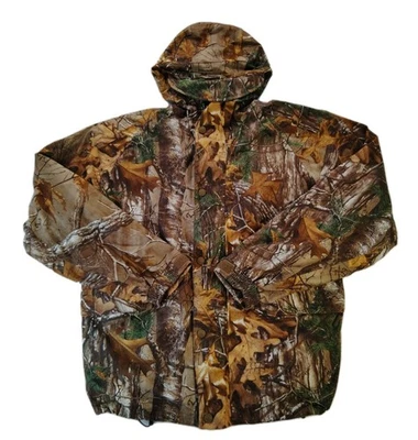 Cabela's Realtree Camo Hooded Goretex Jacket- Size XL Zipper & Snaps  - Image 1 of 4