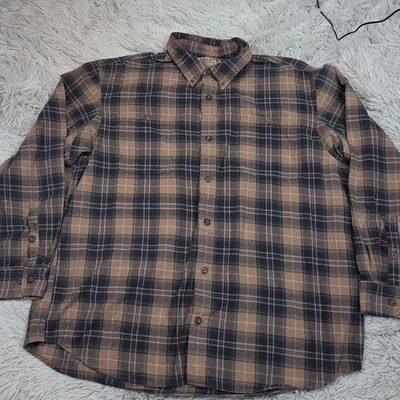 Duluth Trading Co Shirt Mens 2XL Plaid Button Up Pocket Chore Outdoor Preppy - Image 1 of 4