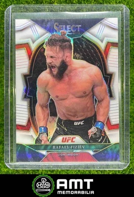 2023 Panini Select UFC #71 Rafael Fiziev White Prizms 16/125 Concourse - Image 1 of 3