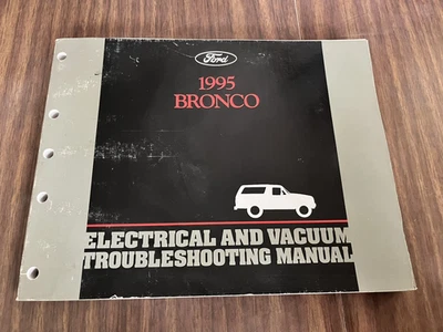 1995 Ford Bronco Wiring Electrical & Vacuum Factory Troubleshooting Manual - Image 1 of 2