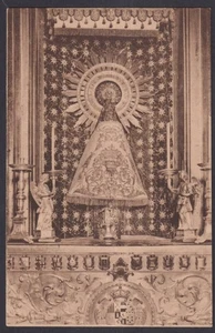 Tarjeta Santa Antigua Postale de la Virgen del Pilar Santino Imagen Pieuse Estampa - Imagen 1 de 1